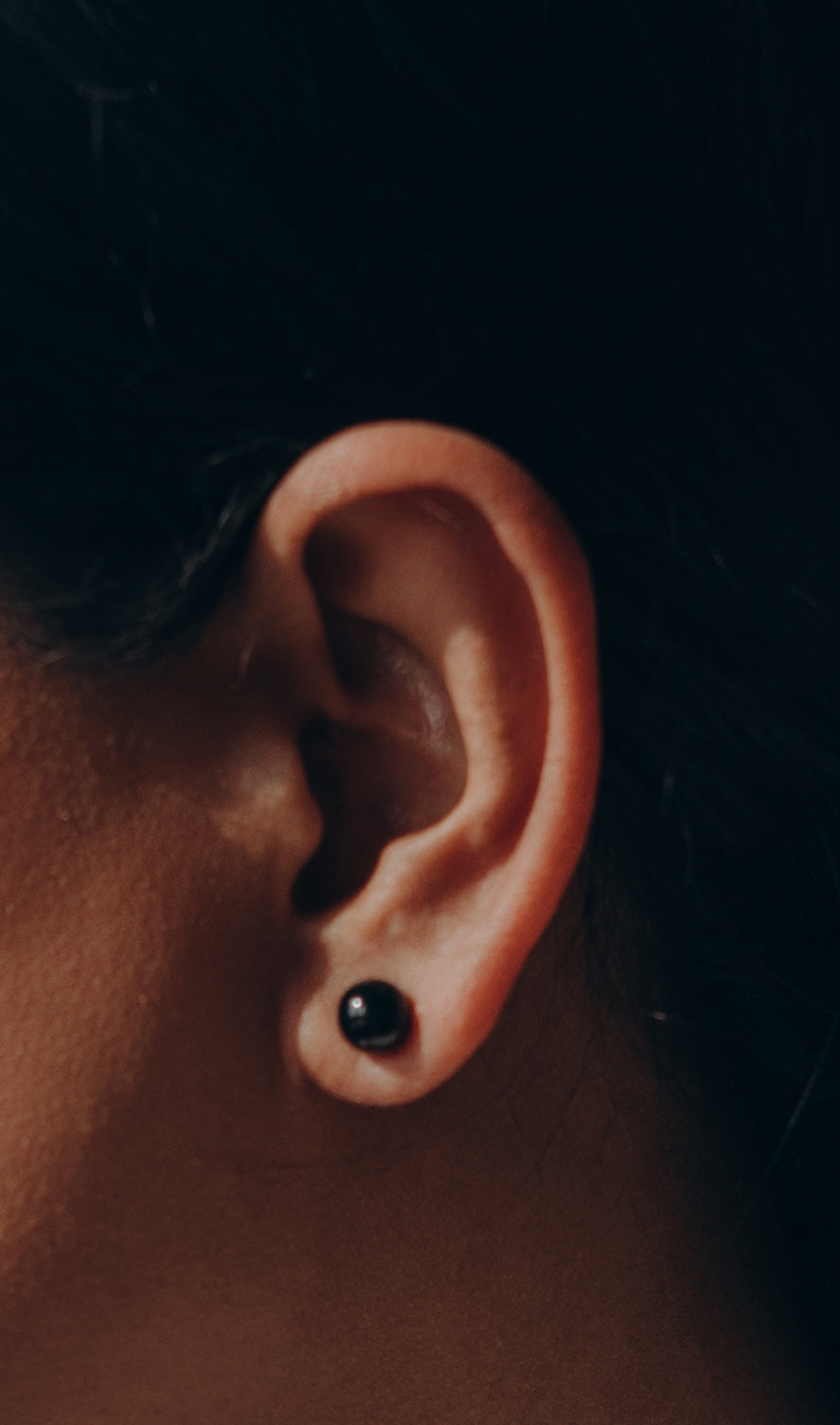 ORB STUD EARRINGS 8mm