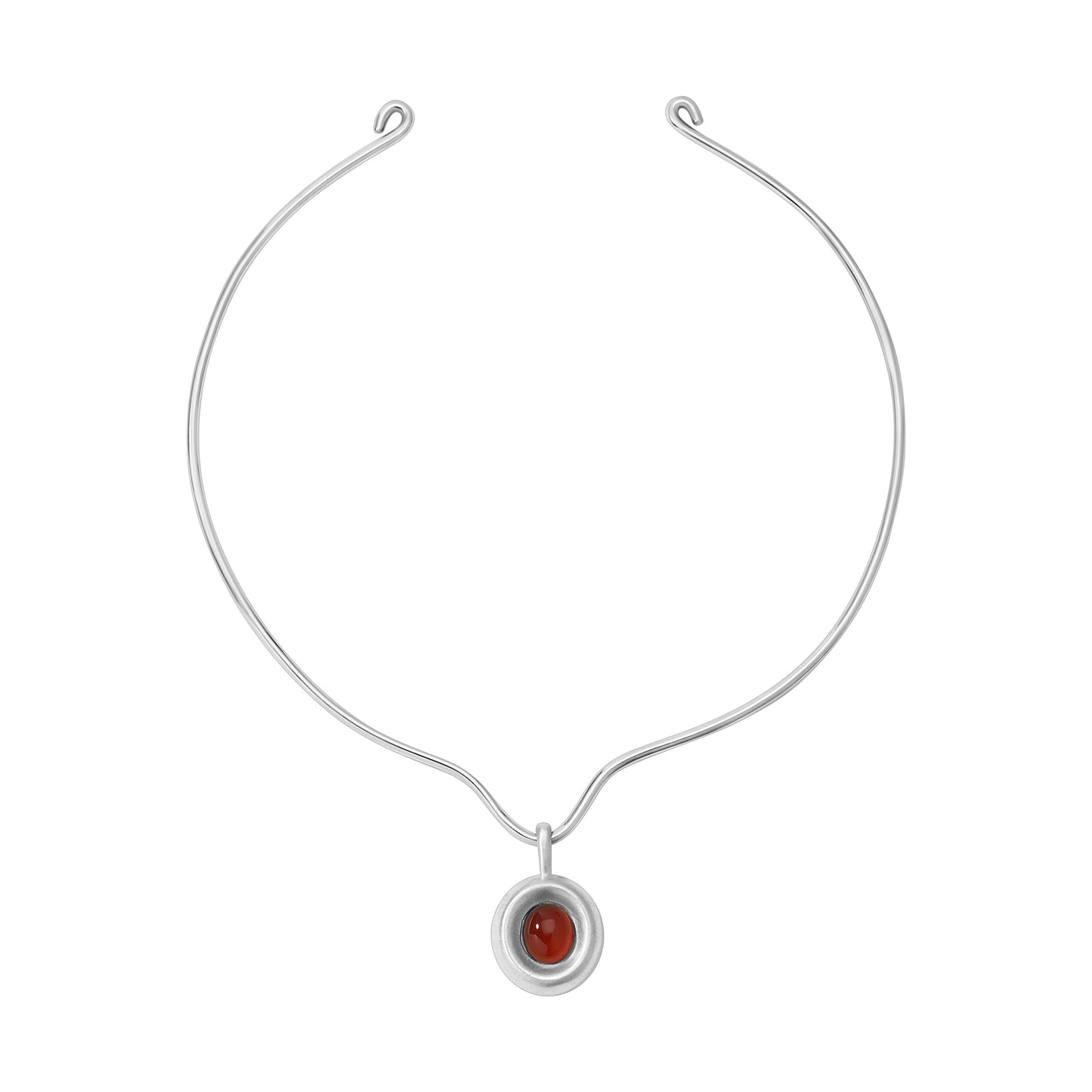 FULL MOON SCROLL NECKLACE