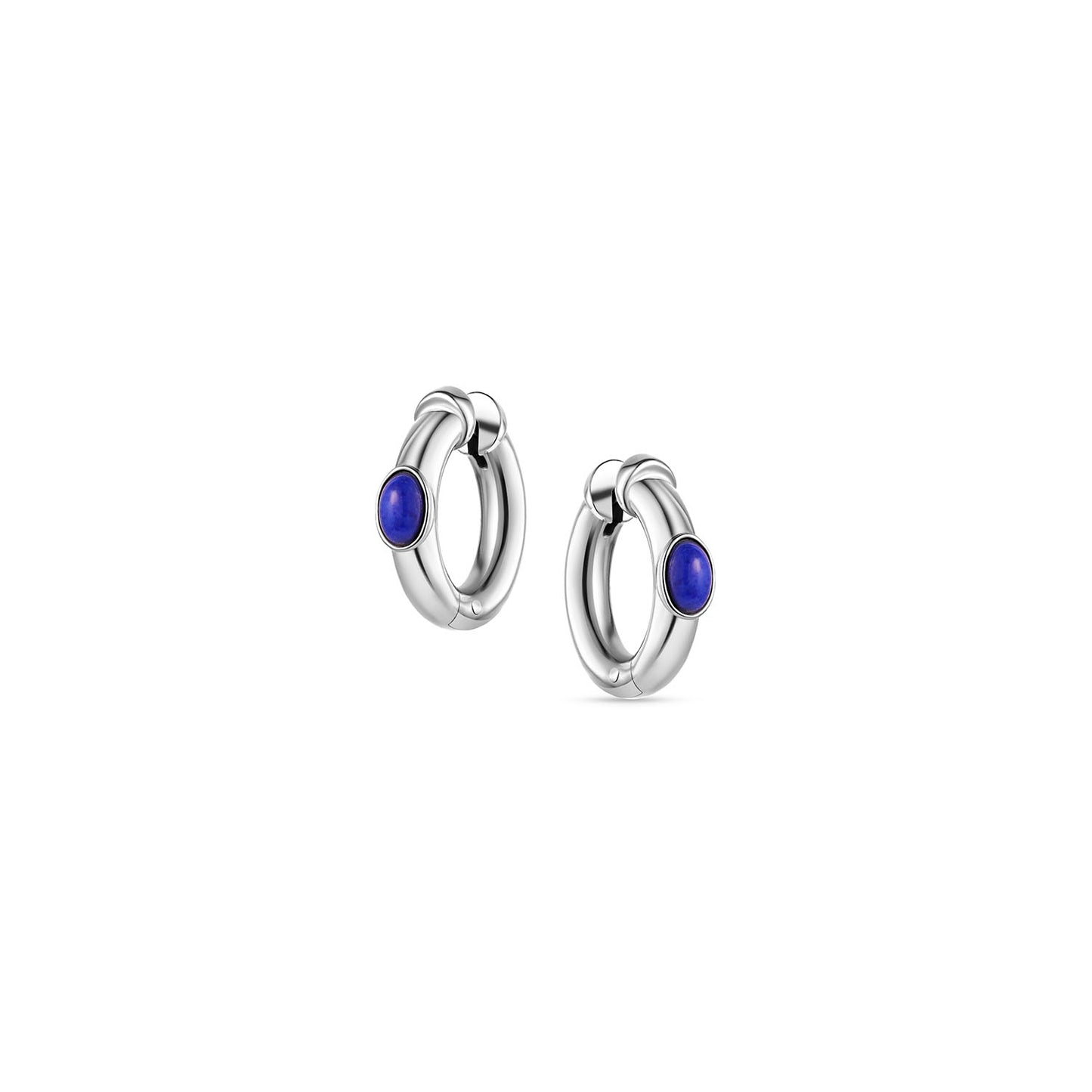 DAY AND NIGHT REVERSIBLE HOOP EARRINGS
