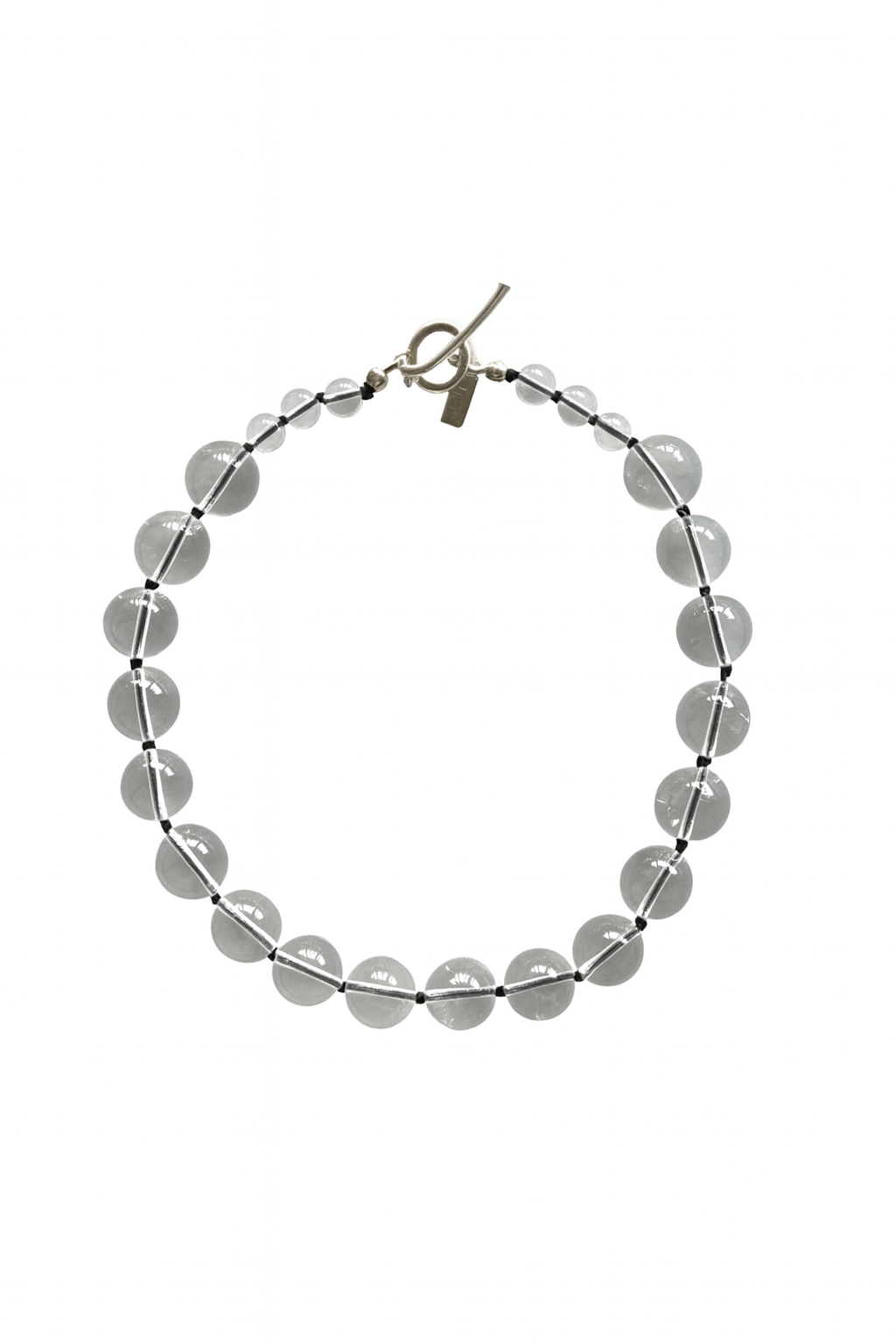 ORB COLLAR NECKLACE IN QUARTZ
