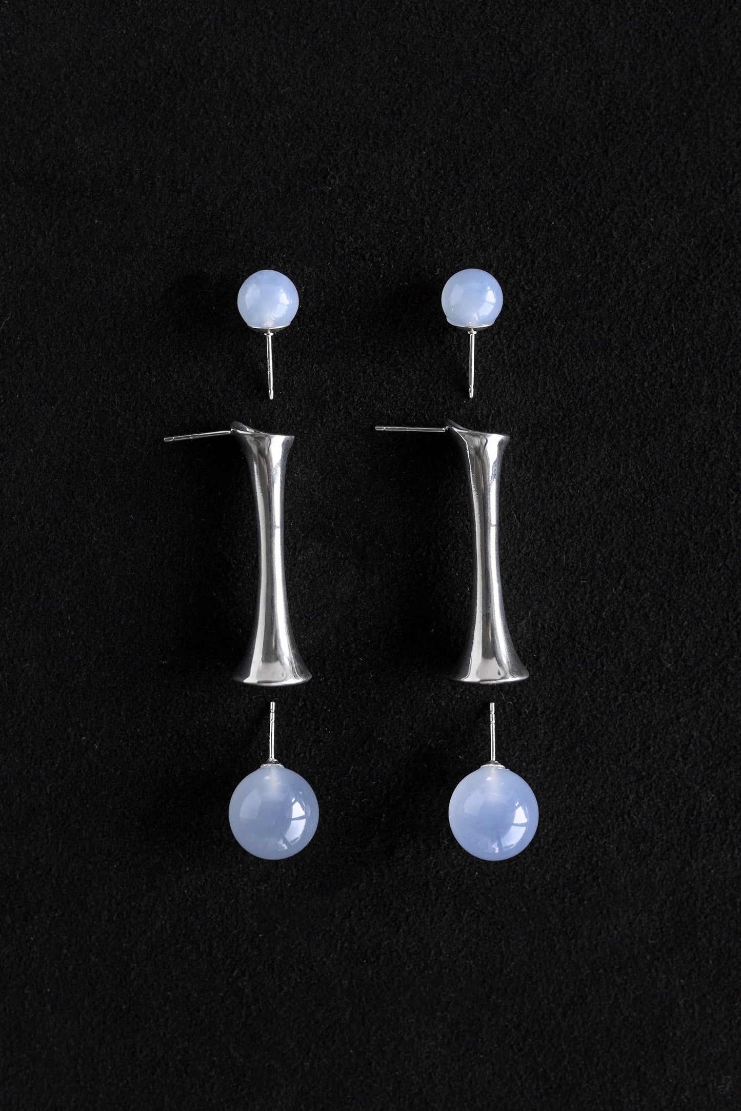 Orb Stud Earrings 8mm