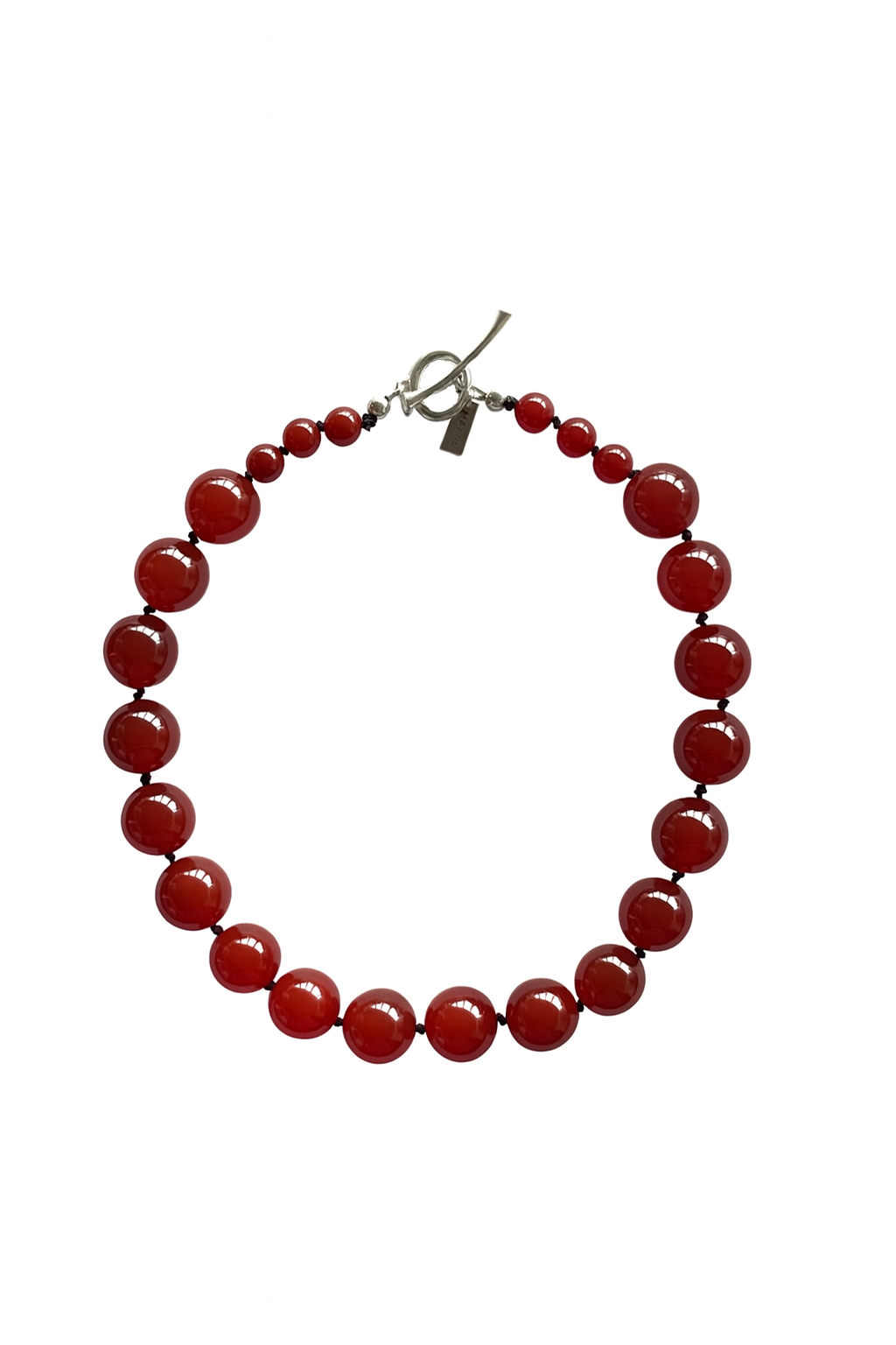 ORB COLLAR NECKLACE IN CARNELIAN
